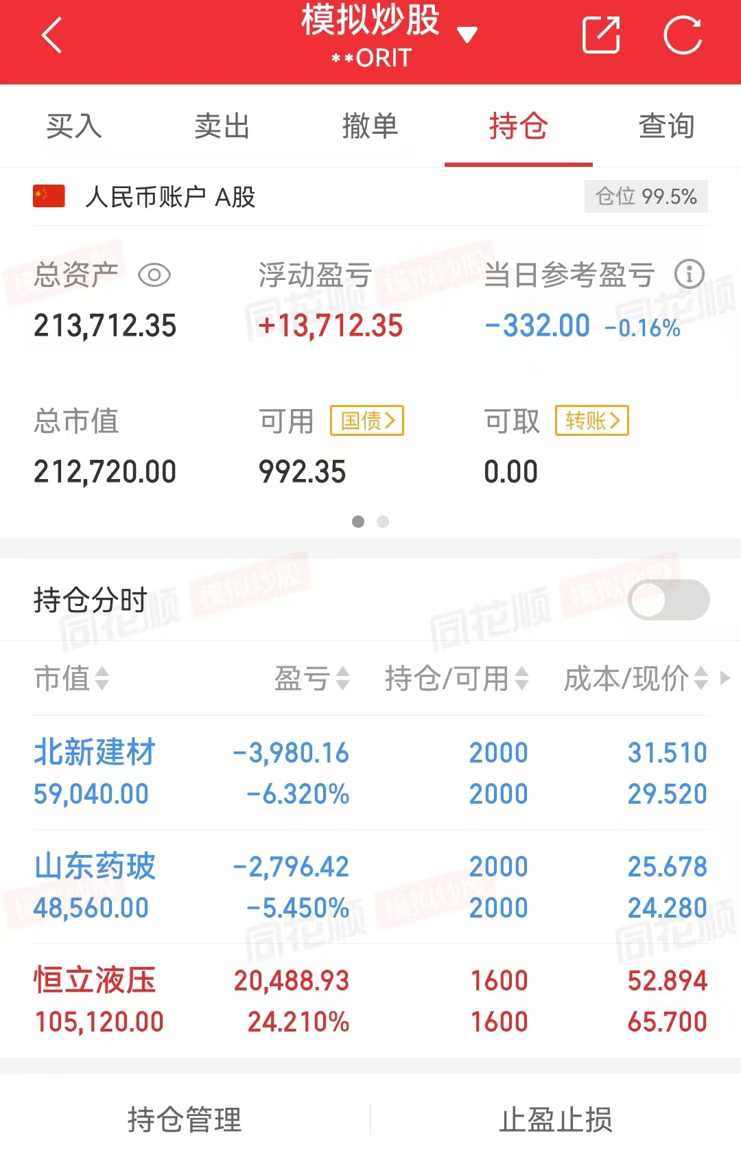 稳步上涨，收益喜人